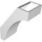 Ekena Millwork 5 1/2-in. W x 10-in. D x 14-in. H Imperial Architectural Grade PVC Knee Brace BRCP055X10X14IMP - alternate 4